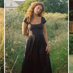 NWT Christy Dawn Black Maxi Dress